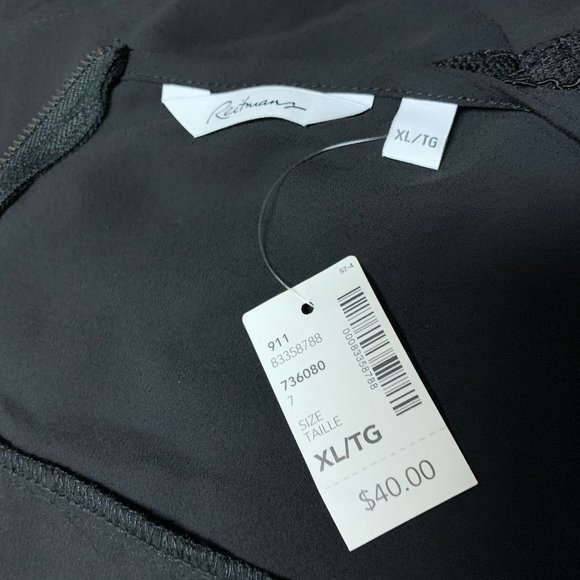 Reitmans Sleeveless Lace & Sheer Blouse - Picture 6 of 6